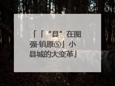 「“县”在图强·镇原⑤」小县城的大变革