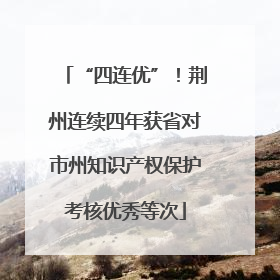 “四连优”！荆州连续四年获省对市州知识产权保护考核优秀等次