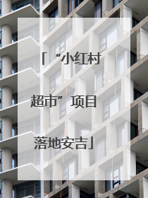 “小红村超市”项目落地安吉
