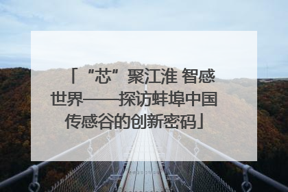 “芯”聚江淮 智感世界——探访蚌埠中国传感谷的创新密码