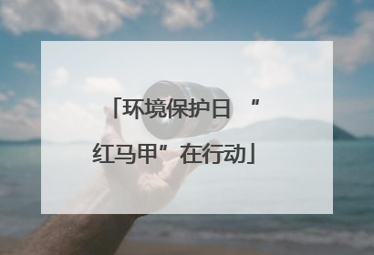 环境保护日 “红马甲”在行动