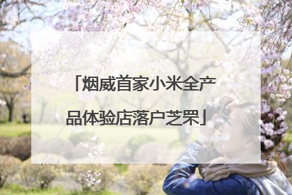 烟威首家小米全产品体验店落户芝罘