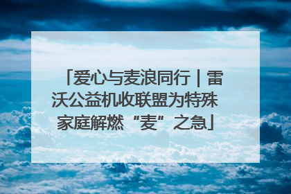 爱心与麦浪同行｜雷沃公益机收联盟为特殊家庭解燃“麦”之急