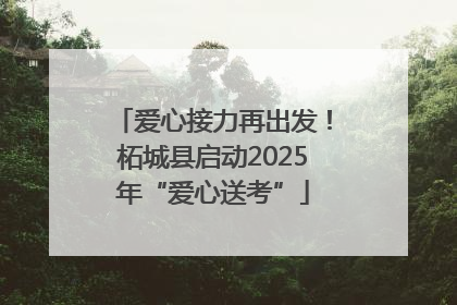 爱心接力再出发！柘城县启动2025年“爱心送考”