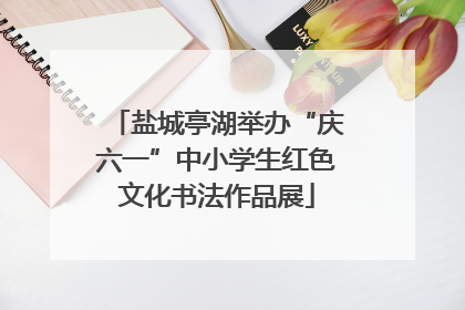 盐城亭湖举办“庆六一”中小学生红色文化书法作品展