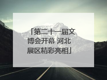 第二十一届文博会开幕 河北展区精彩亮相