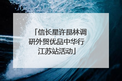 信长星许昆林调研外贸优品中华行江苏站活动
