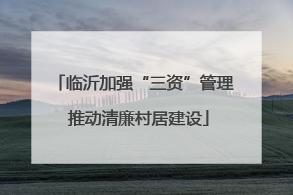 临沂加强“三资”管理 推动清廉村居建设