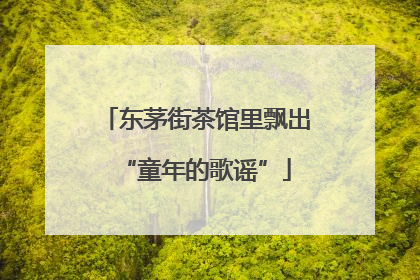东茅街茶馆里飘出“童年的歌谣”