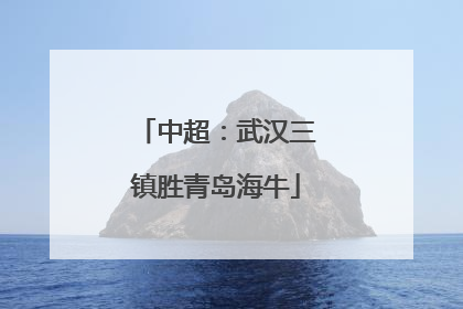 中超：武汉三镇胜青岛海牛