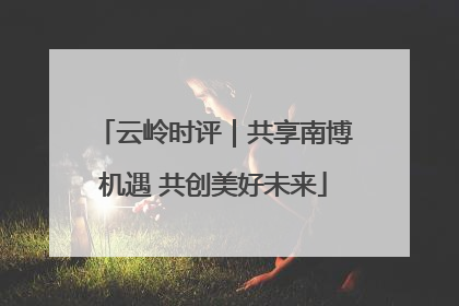 云岭时评｜共享南博机遇 共创美好未来