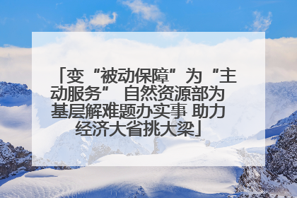 变“被动保障”为“主动服务” 自然资源部为基层解难题办实事 助力经济大省挑大梁
