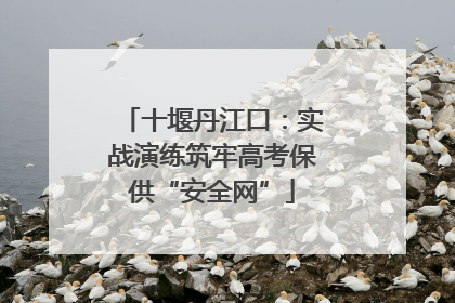 十堰丹江口：实战演练筑牢高考保供“安全网”