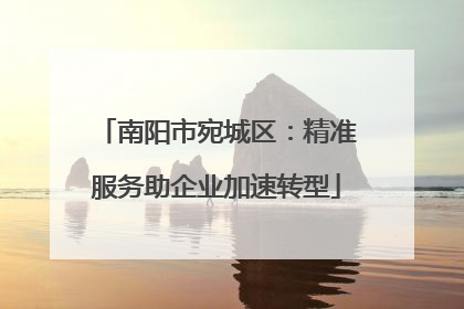 南阳市宛城区：精准服务助企业加速转型