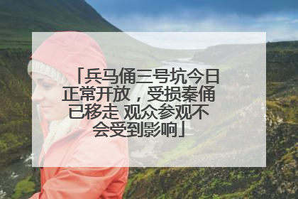 兵马俑三号坑今日正常开放，受损秦俑已移走 观众参观不会受到影响