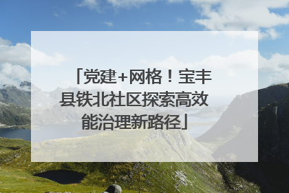 党建+网格！宝丰县铁北社区探索高效能治理新路径