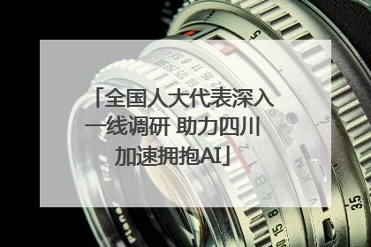 全国人大代表深入一线调研 助力四川加速拥抱AI