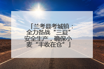 兰考县考城镇：全力备战“三夏”安全生产，确保小麦“丰收在仓”