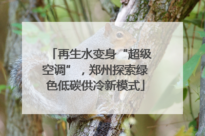 再生水变身“超级空调”，郑州探索绿色低碳供冷新模式