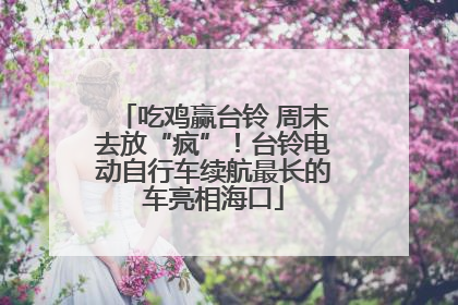吃鸡赢台铃 周末去放“疯”！台铃电动自行车续航最长的车亮相海口