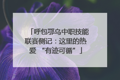 呼包鄂乌中职技能联赛侧记：这里的热爱 “有迹可循”