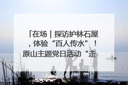 在场｜探访护林石屋，体验“百人传水”！原山主题党日活动“走新”更“走心”