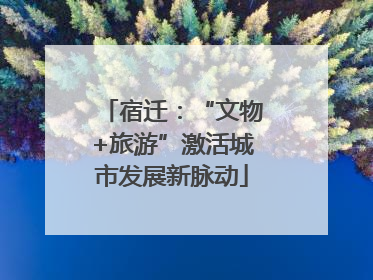宿迁：“文物+旅游”激活城市发展新脉动
