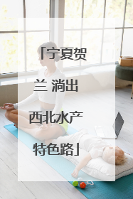 宁夏贺兰 淌出西北水产特色路