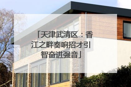 天津武清区：香江之畔奏响招才引智奋进强音