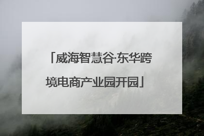 威海智慧谷·东华跨境电商产业园开园