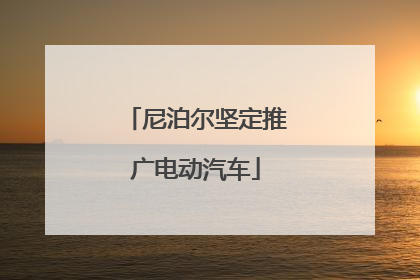 尼泊尔坚定推广电动汽车