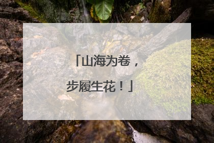 山海为卷，步履生花！