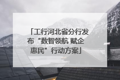 工行河北省分行发布“数智领航 赋企惠民”行动方案