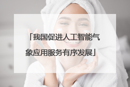 我国促进人工智能气象应用服务有序发展