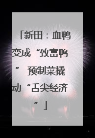 新田：血鸭变成“致富鸭” 预制菜撬动“舌尖经济”
