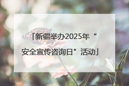 新疆举办2025年“安全宣传咨询日”活动