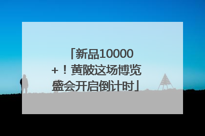 新品10000+！黄陂这场博览盛会开启倒计时