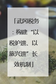 武冈税务：构建“以税护遗、以旅兴遗”长效机制
