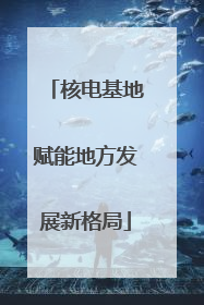 核电基地赋能地方发展新格局