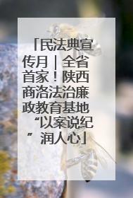民法典宣传月｜全省首家！陕西商洛法治廉政教育基地“以案说纪”润人心