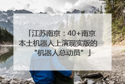 江苏南京：40+南京本土机器人上演现实版的“机器人总动员”