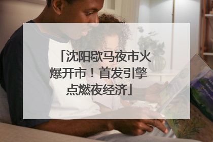 沈阳歇马夜市火爆开市！首发引擎点燃夜经济
