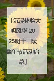 沉浸体验大明风华 2025明十三陵端午节活动启幕
