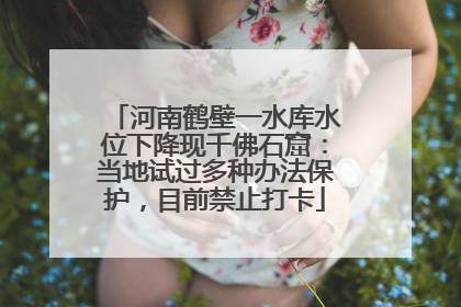 河南鹤壁一水库水位下降现千佛石窟：当地试过多种办法保护，目前禁止打卡