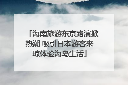 海南旅游东京路演掀热潮 吸引日本游客来琼体验海岛生活