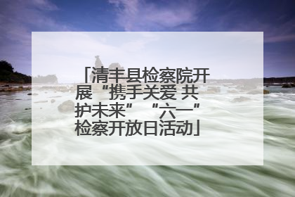清丰县检察院开展“携手关爱 共护未来”“六一”检察开放日活动