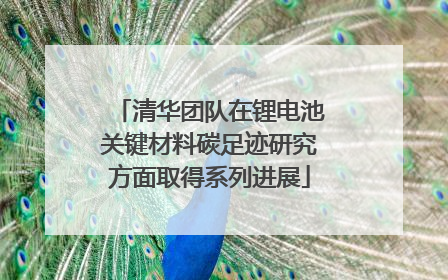 清华团队在锂电池关键材料碳足迹研究方面取得系列进展