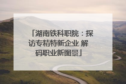 湖南铁科职院：探访专精特新企业 解码职业新图景
