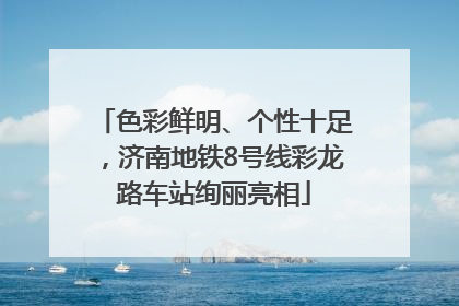 色彩鲜明、个性十足，济南地铁8号线彩龙路车站绚丽亮相