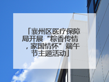 襄州区医疗保障局开展“粽香传情，家国情怀”端午节主题活动